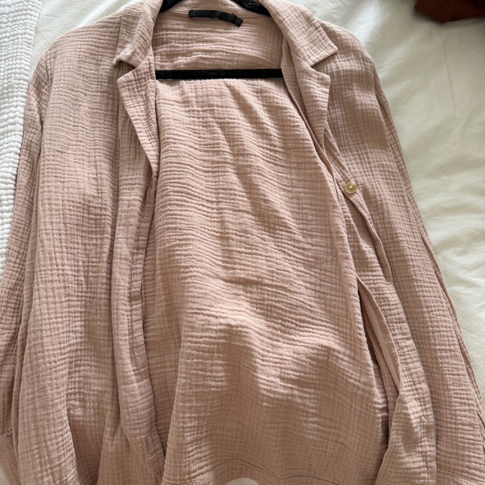 Women's Pink Button Down
